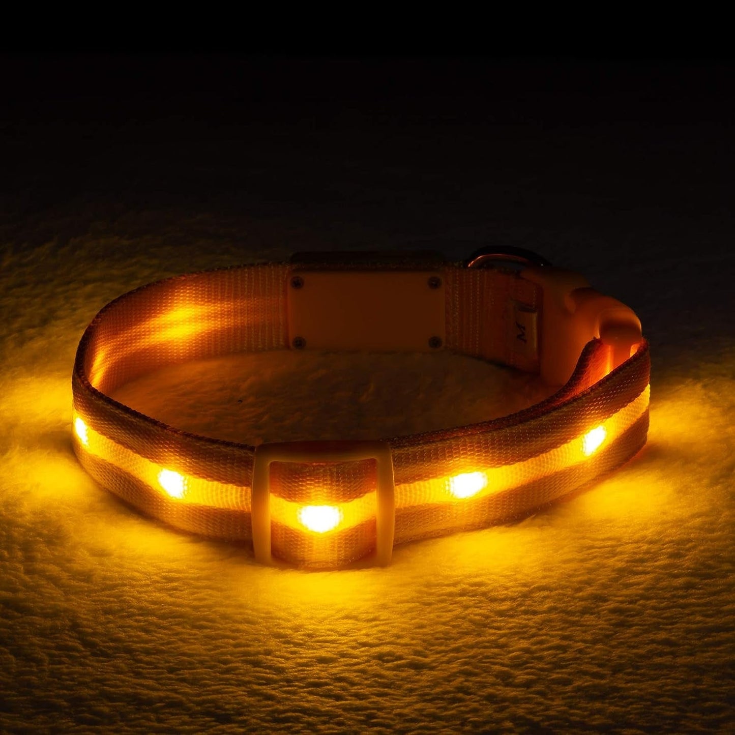 Brightest Light up Dog Collars - 1,000 Feet of Visibility - USB Rechargeable - Waterproof 